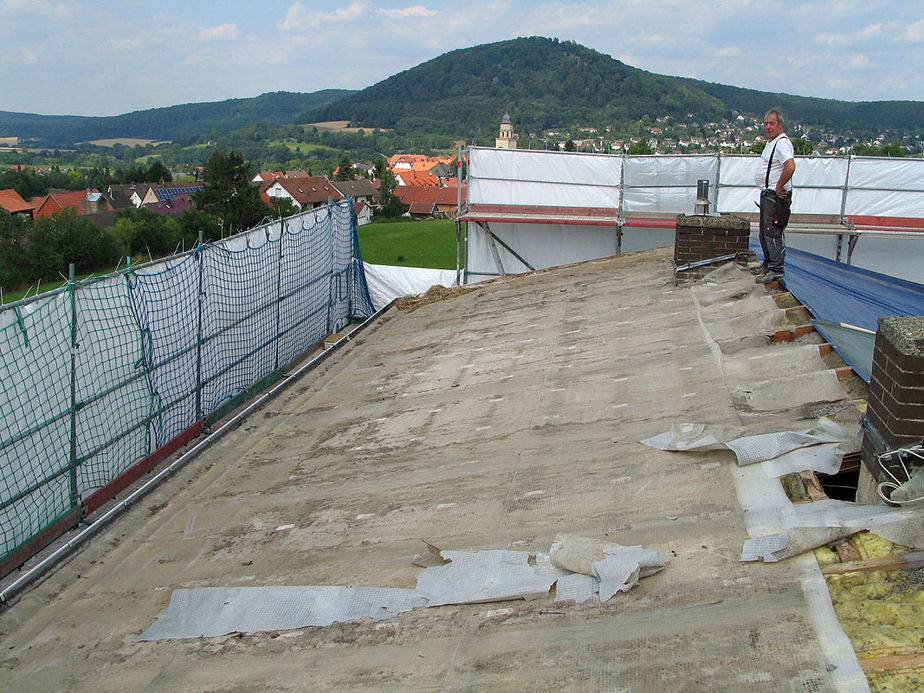 Renovierungsarbeiten am Pfarrhaus der Katholischen Kirchengemeinde Zierenberg